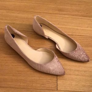 NEW: Nine West pink suede flats